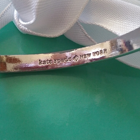Kate Spade New York Take A Bow Bangle Bracelet, Silver, 2.5" - Picture 8 of 10